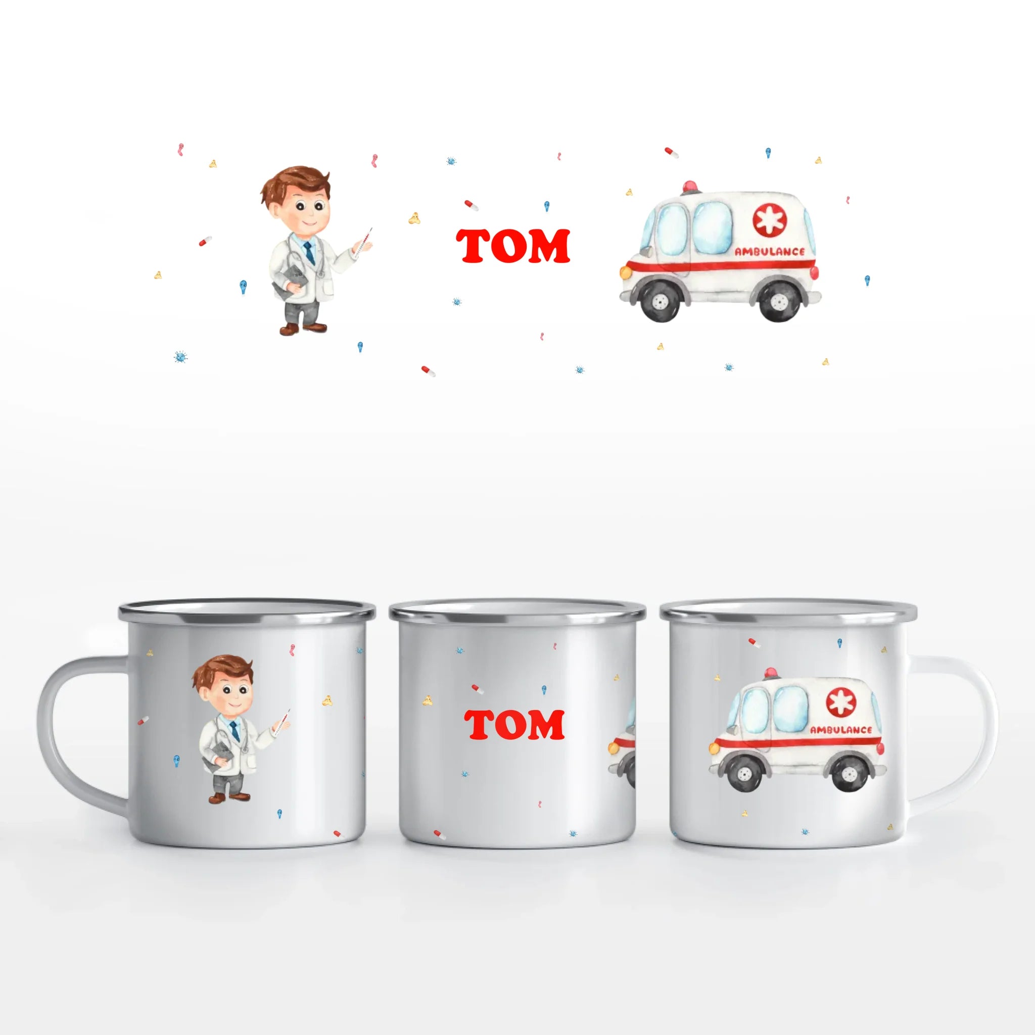 Motivtasse Krankenwagen