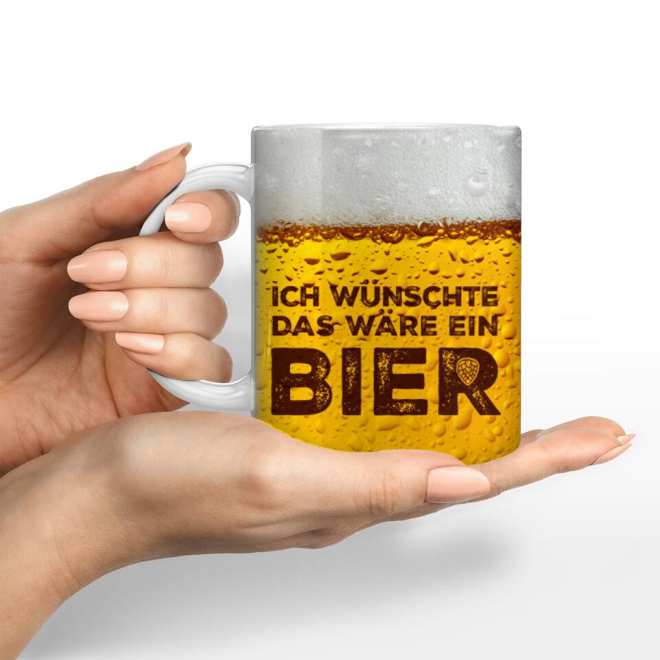 Motivtasse "Wunsch-Bier"
